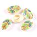 40 Pcs Leopard Earrings for Women Beach Spiral Craft Charms Beads for Bracelets Flower Earrings for 1.9x1.6x1cmx3pcs Colorfulx3pcs - Buy Online on GoSupps.com