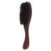 Beard brush with boar bristles natural wooden hair brush with hard bristles elegant beard care brush beard brush with handle hair styling brushes works with beard oils for beard and hair care