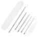 4 Sets Ear Pick Tool Ear Cleaning Tool Tools Ear Cleaner Ear Cleaner Stick Ear Pick Wax Remover Earwax Removal Brush Ear Pick Kit Ear Wax Removal Tool Ear Scraper Silver Set