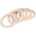 20Pcs 65mm Natural Unfinished Wood Circles for DIY Baby Teether Toys - Buy Online on GoSupps.com