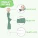 Vicloon Baby Dummy Clips 3 Pcs - BPA Free Soother Pacifier Chain Holder Clips for Boys and Girls - Teether Toy or Soothie - Green/Gray/Beige - Buy Online on GoSupps.com