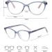 TR Frame Anti Eyestrain Blue Light Blocking Reading Glasses - 2.50 C5 Computer Readers | Comfort & Clarity for International Shipping - Buy Online on GoSupps.com