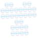 Healeved 30 STK stickers for blood sugar measuring devices stop tapes sensor small spot Self-adhesive sensor skin sticker weld-resistant sports rigid TPU invisible holder transparent colorx3st 10x8.4x0.1cmx3PCs