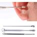 Stainless Steel Ear Pick Wax Remover Set with Key Chain End - 3pcs - Buy Online on GoSupps.com