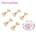Magnetic Nail Tip Holder - Oval Crystal Exercise Base & Display Stand in Pink | Nail Art Essentials - Buy Online on GoSupps.com
