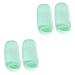minkissy 2 Pairs Hard Feet Socks Gel Socks for Cracked Heels Cracked Heels Guard Gel Socks for Moisturising Feet Gel Moisturizing Socks Spa Feet Sleeves Dry Feet Socks Earth Anti-Crack