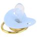 Bling Baby Pacifier with Clips - Soft Silicone BPA Free for 6-18 Months - Blue | Safe & Stylish Infant Soothers - Buy Online on GoSupps.com