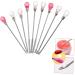 FOMIYES Color Plastic Stirring Rod Nail Kits Nails Kit Nail Polish Kit Stirring Rod for Jewelry Making Ear Wax Pick Nail Scraper Resin Mold Stirring Spoon UV Gel Mixing Rod Metal re-usable - Buy Online on GoSupps.com
