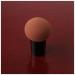 Makeup Sponge Non-latex Makeup Sponge Mushroom Head Powder Liquid Foundation Puff Dry & Wet Multi- function Cosmetic Tool Tamp Storage Box Makeup Sponge Holder(Coffee no cap)