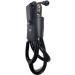Handmade USA Leather Stethoscope Holder Pro with Clip - Ideal for Physicians, Nurses, EMT - No More Neck Strain, Work Comfortably (Black) - Buy Online on GoSupps.com
