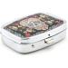 Sugar Skull Pill Box | Day of The Dead Pill Organizer | Unique Travel Medicine Case - Buy Online on GoSupps.com