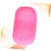 minkissy 1pc Make up Make up Kit Silicone Makeup Applicator Makeup Brush Scrubber Makeup Brush Cleaning Plate Makeup Cleaner Brush Cleaning Mat Pink Tools Cleansing Brush Sink - Buy Online on GoSupps.com
