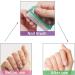 Voragrl 10 Pieces Multicolor Hand and Fingernail Brush Cleaner Scrub Set Pedicure Toe Nail Manicure - Buy Online on GoSupps.com