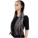 SHIYID Braided Box Braids Wig | Synthetic Lace Front Wig for Women | Black & Gray | Heat Resistant Hi-Temperature Fiber - Buy Online on GoSupps.com