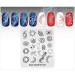 Alexnailart Butterfly Geometry Nail Art Stamping Plate (GE007) - Manicure Print Tool - Buy Online on GoSupps.com