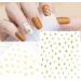 7 Sheets Stars Nail Art Stickers Decals - Metallic 3D Self-Adhesive Designs for Acrylic Nails - Gold, Silver, White Shiny Glitter - Nail Supplies for Art Decoration - Buy Online on GoSupps.com