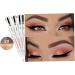Eyebrow Contour Pen 4 in 1 Makeup Pen Multifunctional Long Lasting Rotate Defining Highlighting Eye Brow Pencil Medium 2# Medium - Buy Online on GoSupps.com