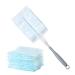 Fluffy Duster Refill Disposable Duster Refill Hand Duster Refill Replacement Duster Head with 10 Refills 1 Handle for Home Cleaning 11PCS/Set