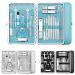 Nail Clipper Set 23 Pieces/Set of Manicure Pedicure Set Nail Clippers Set Eyebrow Trimming Acne Removal Needle Manicure Tool Nail Clipper Kit (Color : Silver) - Buy Online on GoSupps.com