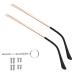 Metal glasses replacement bars glasses replacement arms 1 pair of metal glasses replacement bars Brillen-substantive glasses brake lines glasses bracket substitute for glasses-sun goggle repairs gold rose gold