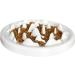 Lorde Ceramic Slow Feeder Cat Bowl - Interactive Bloat Stop Puzzle for Healthy Eating | Dog & Pet Slow Feeding Bowl - Buy Online on GoSupps.com
