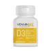 OmegaXL VitaminXL D3 High Potency Daily Vitamin D 5000 IU 125mcg Immune Support Supplement - Promotes Healthy Muscle Function & Strong Bones - Non-GMO  Gluten-Free - 30 Softgels