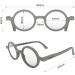 LONDON MOLE Round Reading Glasses | Stylish Cool Readers | Men's Women's Unisex | Grey 1.5x - Buy Online on GoSupps.com