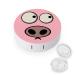 Pig Face Contact Lens Travel Kit Portable Cute Contact Box with Mirror for Daily Outdoor style