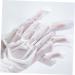 minkissy 2 Pairs Hand Hands Hydrating Gloves Hand Exfoliant Moisturizing Hand Moisturizing Hand Exfoliating White Non-Woven Fabric Exfoliating Set Moisten Hands 18X11.5cm - Buy Online on GoSupps.com