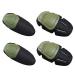 FIRECLUB Tactical Protective G3 Combat 2 Knee Pads and 2 Elbow Pads for Military Airsoft Hunting Clothing/Pants Green