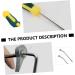 Solustrie Joint Scratch Tool - 2-Piece Tile Slider & Joint Scraps Cleaner for Home Use | Efficient Tile Gap Brush - Buy Online on GoSupps.com
