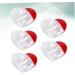 Homoyoyo Lot de 5 Set de Tubes de Gloss L vres de C ur Plastique Transparent Vides et Rechargeables Format Petit pour Maquillage L vres Voyage et Rangement Cosm tique Pratique - Buy Online on GoSupps.com