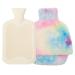 Yisawroy hot water bottle hot water bottle hot water bag for menstrual cramps neck and shoulder pain hot water bottle 3 colors small warm-up bag for cramps