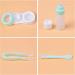 Joyan 5 Pair Contact Lenses Case - Portable Storage for Travel & Daily Use - Green & White - Buy Online on GoSupps.com
