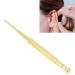 Acupuncture probe for acupuncture light pain-free portable for acupuncture and acupressure at curved ends for body ear and face