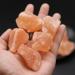 A wonderful gift bulk natural orange salt stone rough stone fountain rock minerals specimen for Reiki healing crystal essential oil diffuser diy.Decoration of natural quartz crysta 100g
