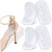 NOLITOY Silicone Heel Pads for Women - 4 Pairs Self-Adhesive Gel Inserts for Comfort in Heels & Boots - Clear Cushion & Grip for Dressy Shoes - Buy Online on GoSupps.com