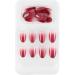 dijiusidy False Nail Fashionable Various Shapes Fingernail Full Coverage Strong Viscosity Adjustable Paster for Manicure Art 27 F741 27 1 count (Pack of 1) - Buy Online on GoSupps.com