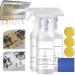 Splash Foam Spray Splash Foam Spray Oven Cleaner Splash Spray Tablets & Spray Bottle Oven Cleaner Heavy Oil Cleaner Foam Splash Foam Spray All Purpose Cleaner for Kitchen (3PCS)