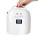 BIDUO Professional Rechargeable 86W UV LED Portable Cordless Nail Lamp Machine with 4 Timer Setting and Smart Sensor Nail Dryer  JC22  White