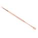 Ear Spoon Convenient Practical Stainless Steel Relieve Itching Ergonomic Design Double Head Metal Ear Spoon for Beauty Salon(Rose Gold)