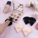 Auauy Triangle Makeup Powder Puffs - 6 PCs Washable & Reusable Sponges for Loose Powder & Foundation - 3 Black & 3 Skin Color - Buy Online on GoSupps.com