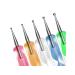 Aoshang 5pc UV Gel Painting Nail Art Dotting Pen Tool Kit for DIY Design & Manicure - Buy Online on GoSupps.com