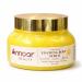 Citrus Gold Foaming Sugar Body Scrub by Annoor Beauty with Lemon Turmeric Honey & Shea Butter Exfoliating & Moisturizing Body Polish for Glowing Skin 8 oz / 250 ml