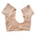 Heallily sweat watch underwear vest armpit sweat west sweat absorb pads for women sport running jogging (skin color size m) 29x29cm as shown