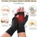 Shop Arthritis Gloves | Copper Infused Compression Gloves for Pain Relief - Fingerless Design - Buy Online on GoSupps.com