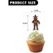 25PCS Cartoon Cake Topper Five Nights Cupcake topper Birthday Themed Party Supplies for Boys Girls Adults - Buy Online on GoSupps.com