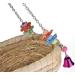 Woven Straw Nest Bed Large Bird Swing Toy with Bell for Parrot Cockatiel Parakeet and More - Perfect Cage Perch for Various Small to Medium Birds and Small Pets - Buy Online on GoSupps.com