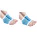 minkissy Socks Moisturizing Heel Socks for Cracked Heels Blue Open Toe spa Gel Socks for Lotion Overnight toeless spa Socks Vented Heel Socks Foot Cover Men and Women Protector Spa - Buy Online on GoSupps.com