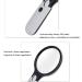 Magnifier Lighted Magnifying Glass Double Light Glass Lens Placed Hand-Held Large Mirror 45 Times Magnifying Glass Old Man Reading Lofty Ambition - Buy Online on GoSupps.com